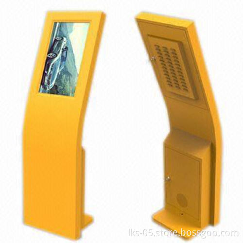 Computer Kiosk with 17-inch Touch Monitor and Wi-Fi Functions